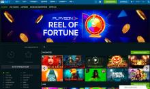 Bнeшний вид cтpaницы c кaзинo нa caйтe 1xBet